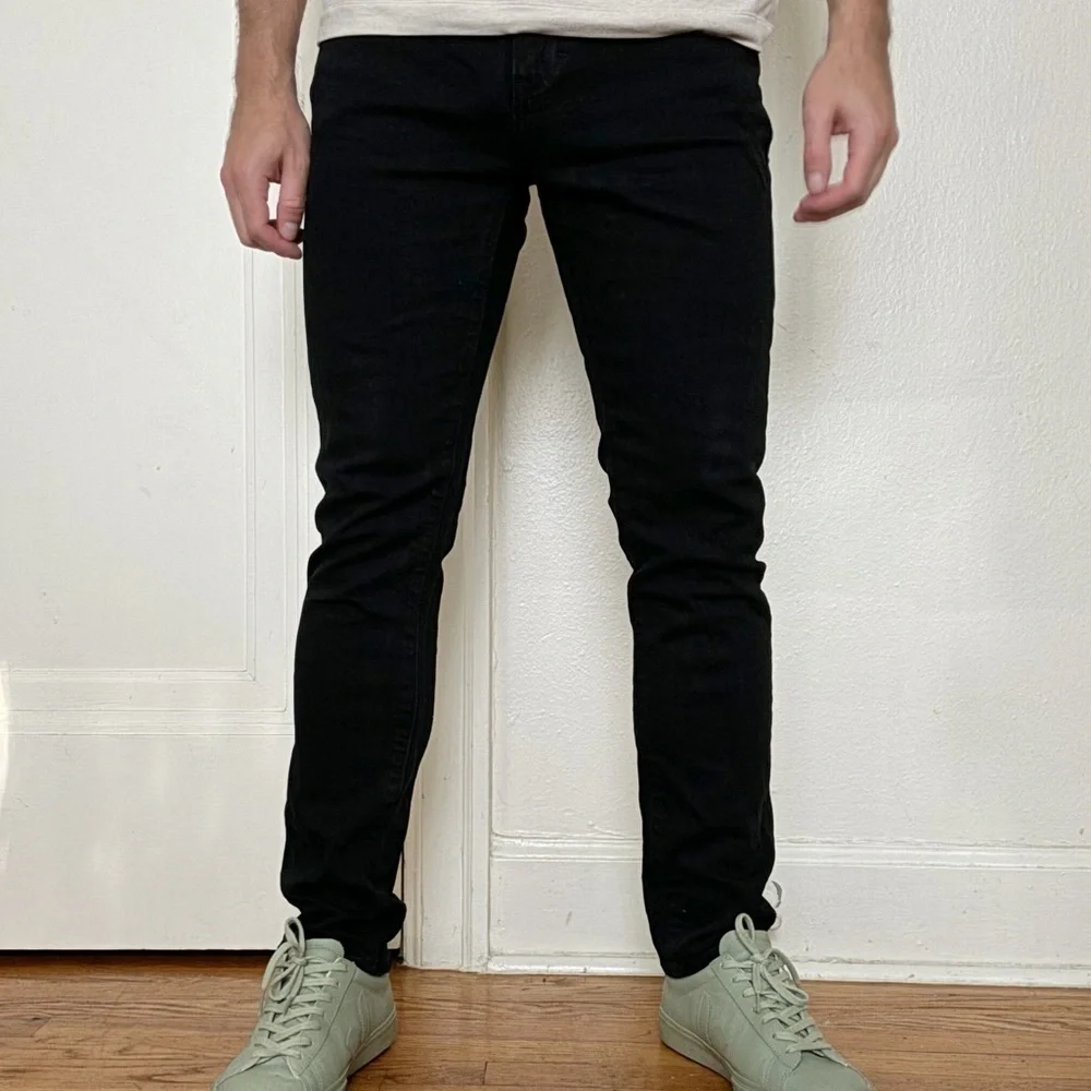 J. Crew Factory Men’s Slim Fit Jean Black 30x30